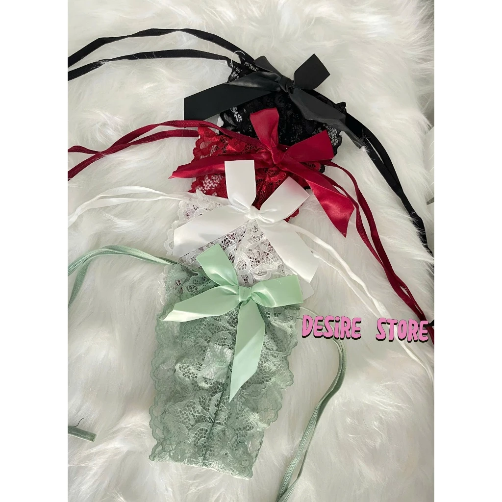 Desire Store, Quần lót ren lọt cột dây phối nơ sau siêu gợi cảm QLN-2119 - Ngẫu nhiên, 5 quần image 18 of 18