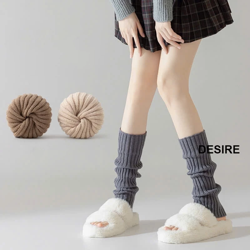 Desire Store, Tất ống chân len chính hãng BONAS chất dệt kim dày dặn giữ ấm chân mùa đông phong cách y2k Lolita Nhật Bản MW-1896 image 5 of 12