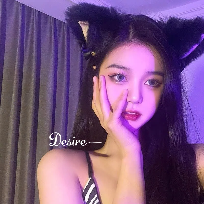 Desire Store, Bờm lông Mèo và Vòng cổ Chocker chất liệu ren Phụ kiện Cosplay Sexy DESIRE - Bờm #2 Đen image 10 of 15