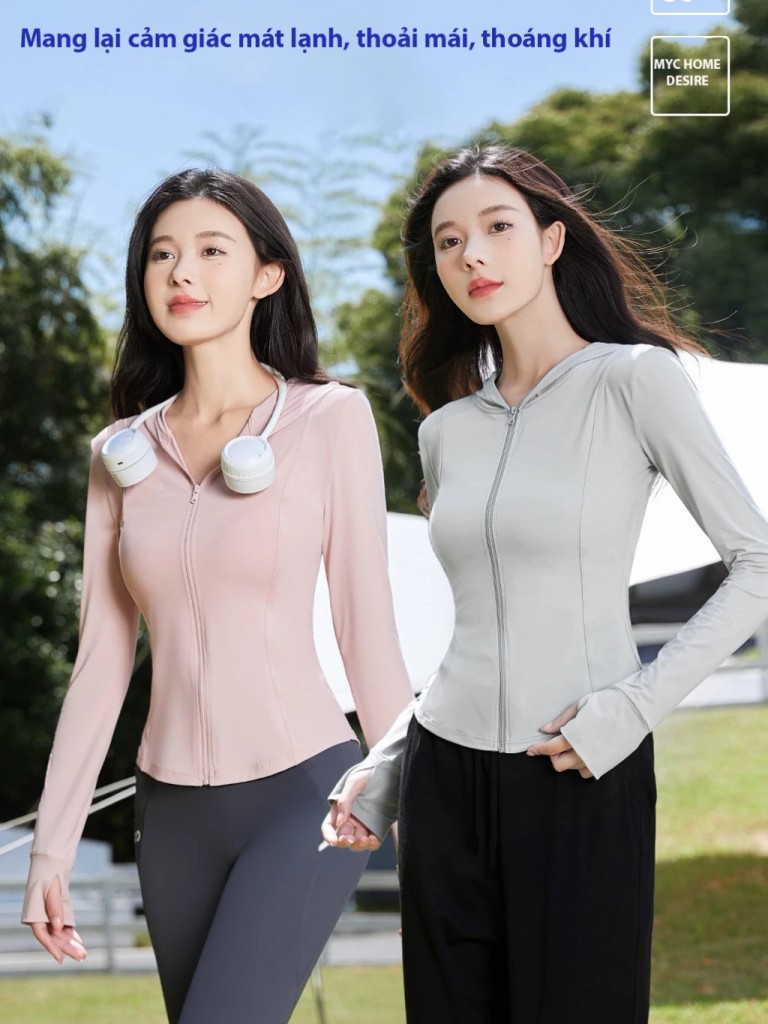 Desire Store, Áo Khoác Chống Nắng Băng Lụa Lạnh Thoáng Khí Chính Hãng MYC HOME Phong cách mùa hè CNMYC-01 image 6 of 14