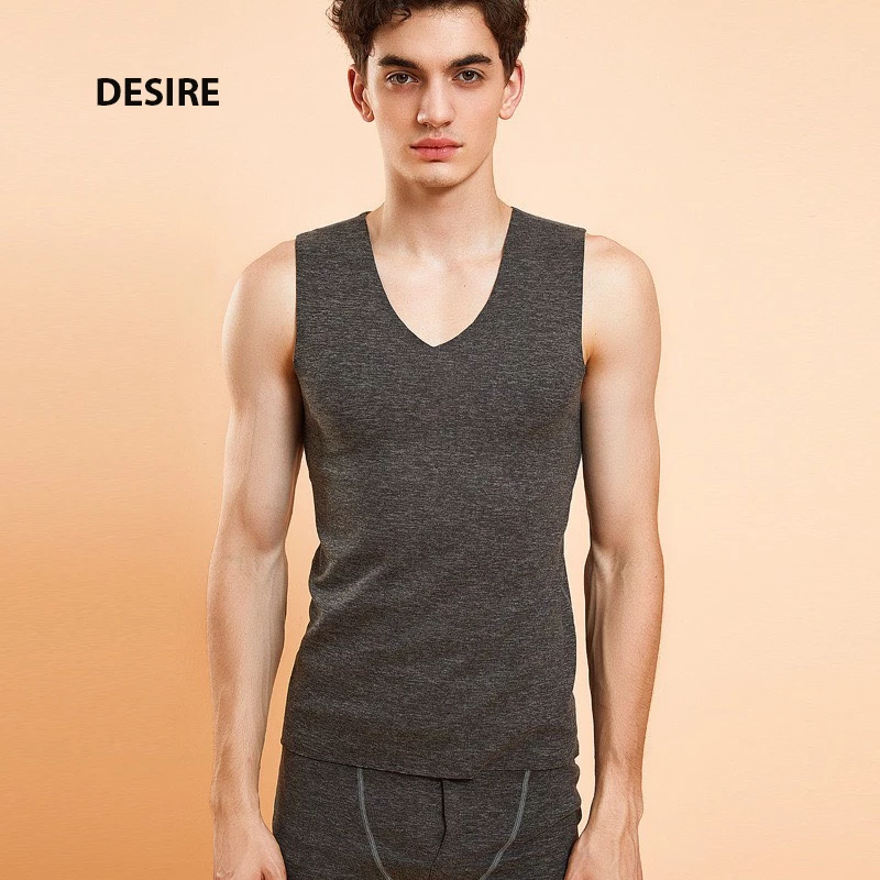 Desire Store, Áo ba lỗ sát nách giữ nhiệt mùa đông Nhung Cation siêu nhẹ dành cho nam giới ZYOS DGNa-02 - Xám, 3XL image 19 of 19
