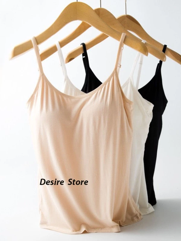 Desire Store, Áo lót hai dây thun Vicose hàng loại 1 cao cấp kèm mút ngực thông hơi A2010 image 11 of 27