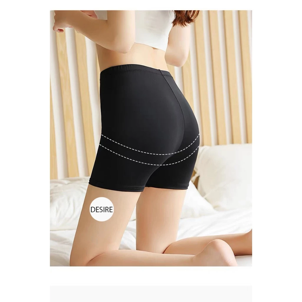 Desire Store, Quần Đùi Mặc Váy Vạt Chống lộ Su lạnh Có đường viền 30cm Thoáng Mát Cạp Cao Quần bảo hộ QL-025 image 7 of 17