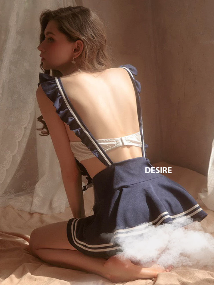 Desire Store, Bộ đồ ngủ hoá trang cosplay CÔ NỮ SINH QUYẾN RŨ chính hãng Guiruo QC loại 1 gợi cảm DESIRE VN-1577 image 3 of 12