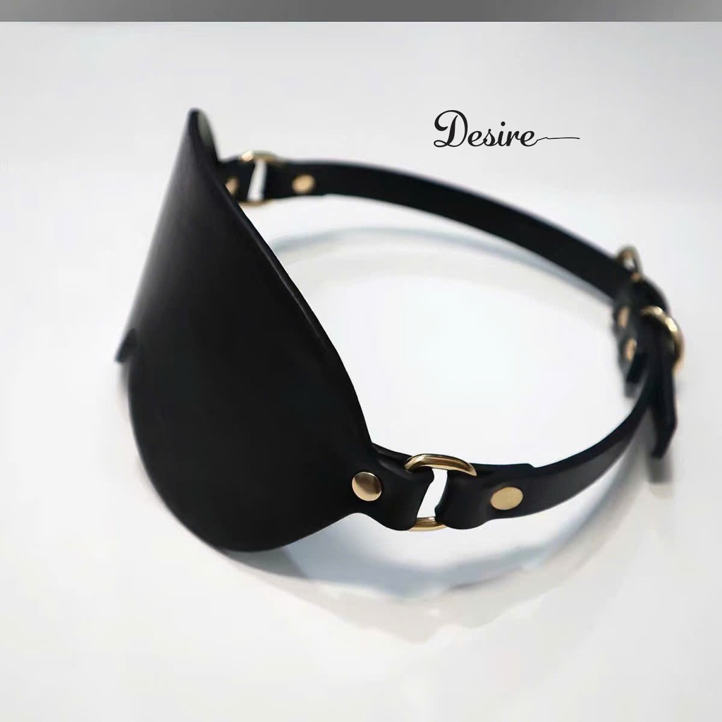 Desire Store, Bịt mắt bdsm da cá tính hàng xịn cao cấp DESIRE BM-005 (Premium high-quality, stylish leather BDSM blindfold DESIRE BM-005) image 1 of 3