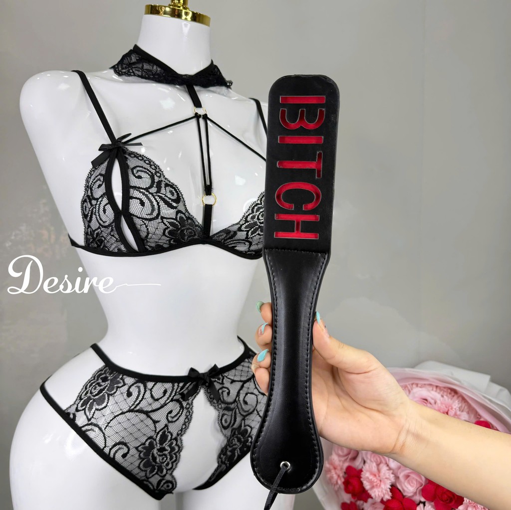 Desire Store, Roi da cao cấp phòng the - Phụ kiện phòng the BDSM - Phụ kiện phòng the DESIRE 3423 (Black Sex Premium Leather Whip for Bedroom Play, Dominatrix BDSM Whip Sexy DESIRE 3423) image 8 of 9