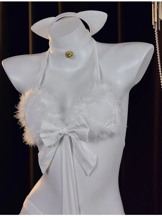 Desire Store, Bộ đồ ngủ Cosplay mèo nhỏ quyến rũ 5 chi tiết gợi cảm sexy DESIRE VN-8541-1 image 7 of 16