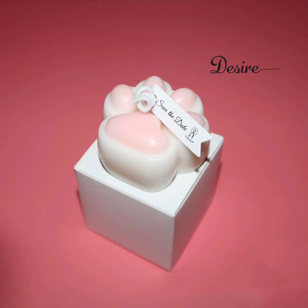 Desire Store, Nến bàn chân mèo tình yêu lãng mạn - nến phòng the mùi thơm sang trọng NN-01 (Romantic "Cat's Paw" Candle – Luxurious Scented Candle for the Bedroom DESIRE-NN-01) image 2 of 8