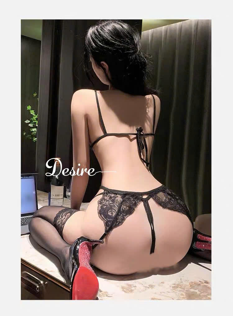 Desire Store, 8083 Bộ lót ren - Nội y ren kèm đai đeo tất sexy quyến rũ DESIRE image 8 of 14
