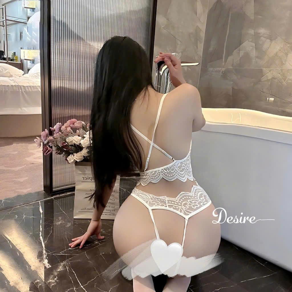 Desire Store, Bộ đồ ngủ liền thân bodysuit xẻ đáy và mông sau gợi cảm QC loại 1 VN-8797 image 7 of 13