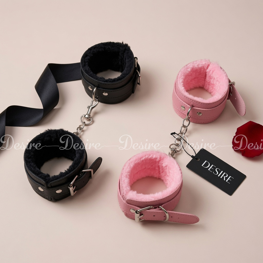Desire Store, 3080 Còng Tay Bằng Da Cao Cấp Lót Bông Mềm Mại - BDSM - Phụ Kiện Cosplay Đồ Ngủ Quyến Rũ DESIRE image 9 of 12