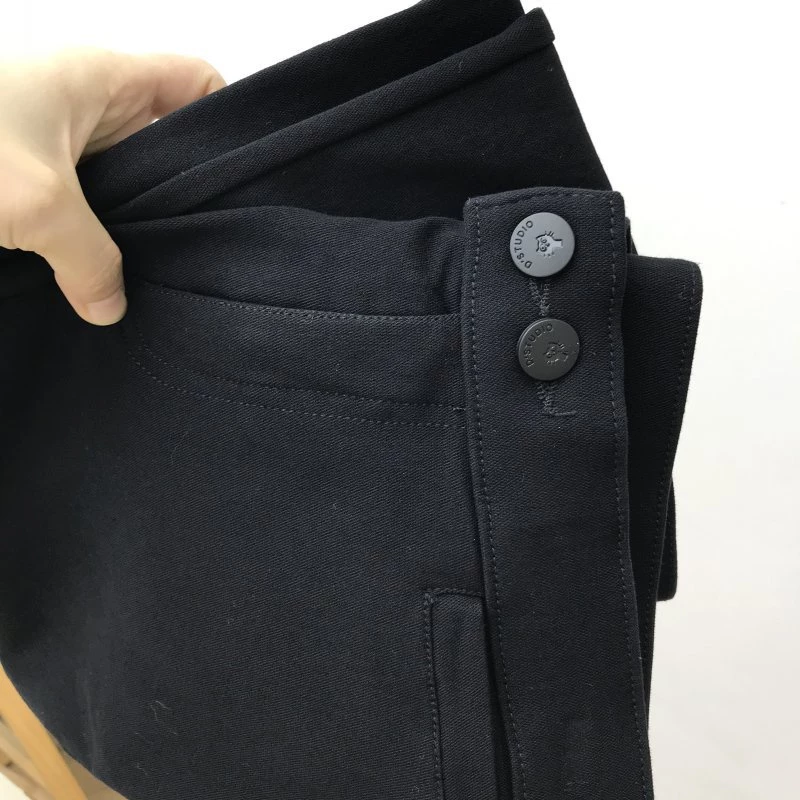 Desire Store, [Kèm hình thật] Sale lẻ size Quần Kaki Đen lưng cao hot trend hách dáng hàng cao cấp chất dày dặn chuẩn image 3 of 9