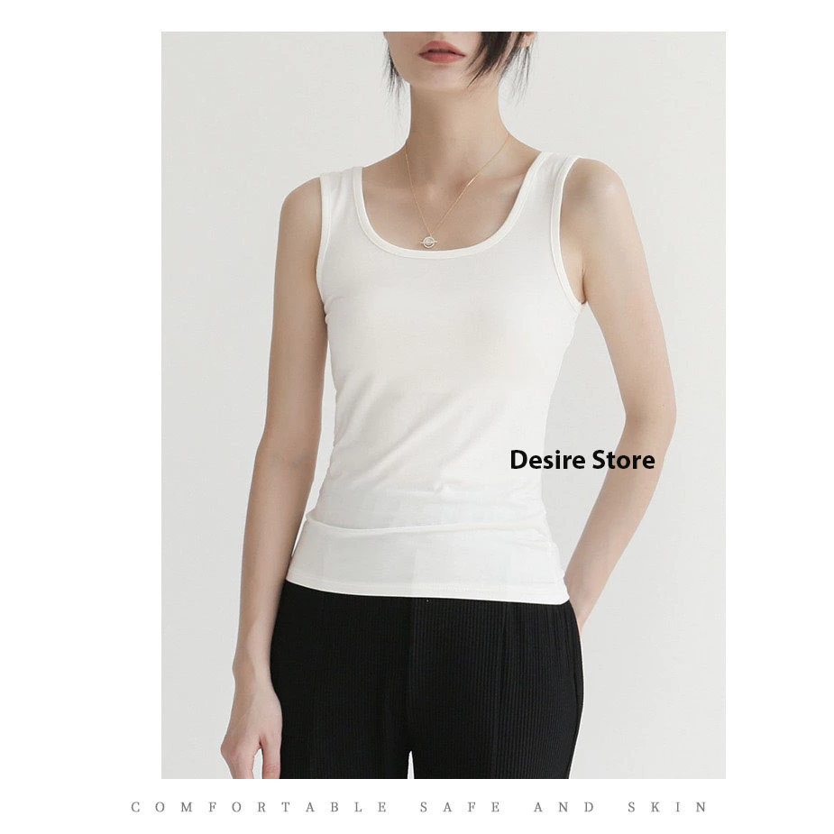 Desire Store, Áo Ba Lỗ Sát Nách Thun Modal (Gỗ sồi) mát mịn phong cách năng động ANN-060 image 4 of 17