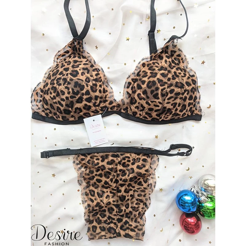 Desire Store, Đồ lót Bralette nguyên bộ quần và áo (Áo mút mòng và Quần lọt khe) BB-0020 image 5 of 18
