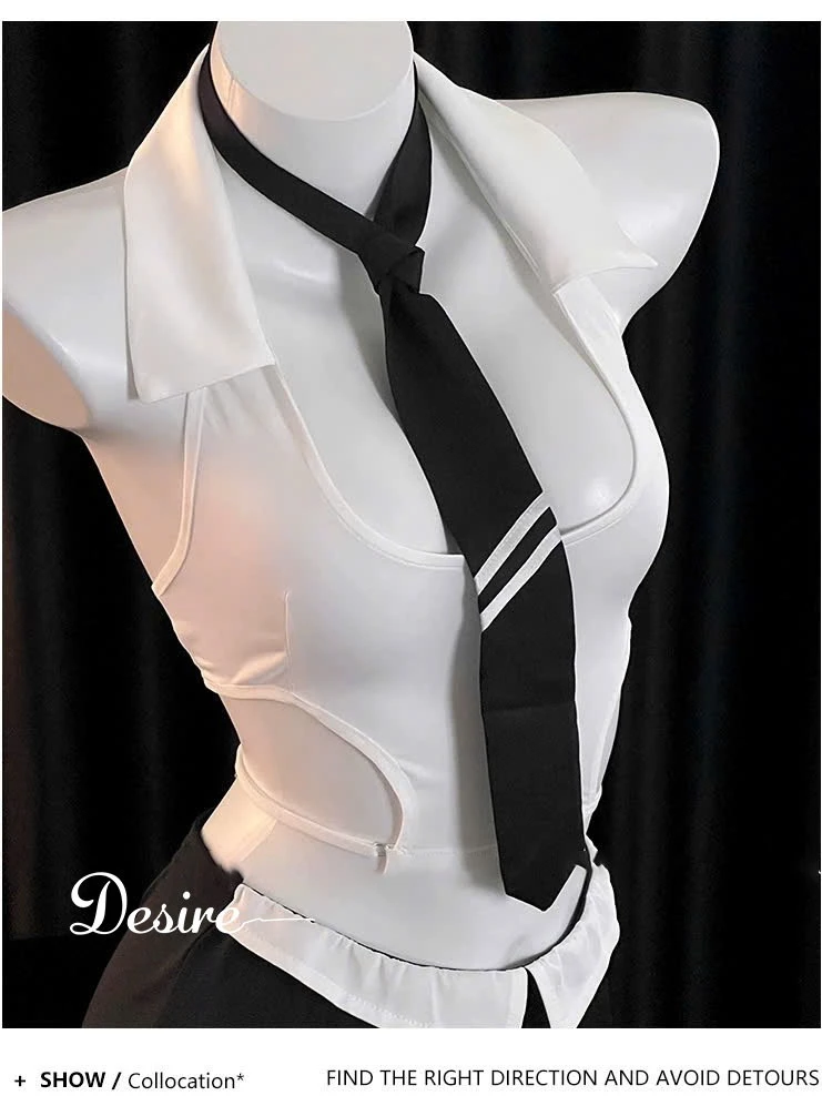 Desire Store, Set váy ngủ Cosplay CÔ THƯ KÝ đầy đủ phụ kiện phong cách sexy gợi cảm DESIRE VN-1269 image 3 of 7