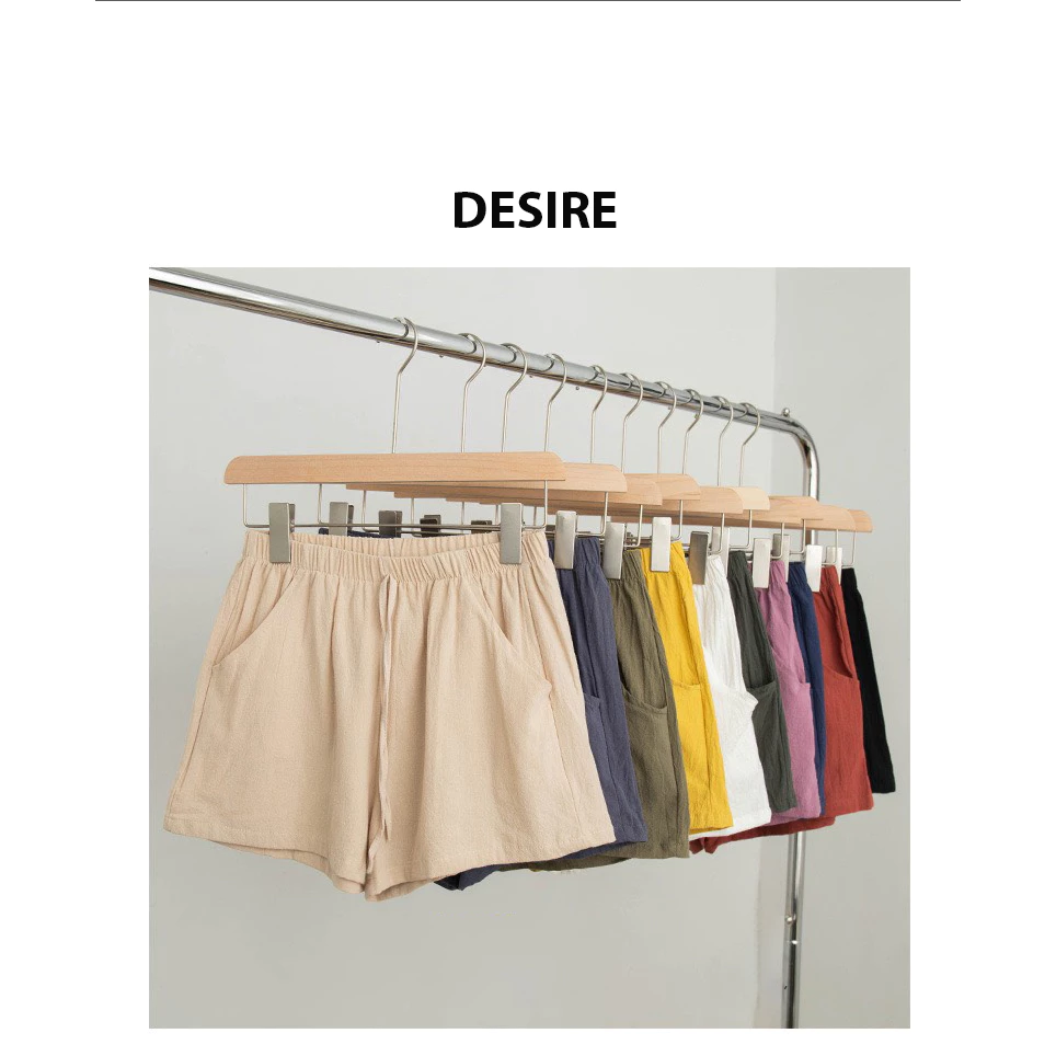 Desire Store, Quần đùi vải đũi nữ mát mẻ mùa hè QN-005 image 3 of 14