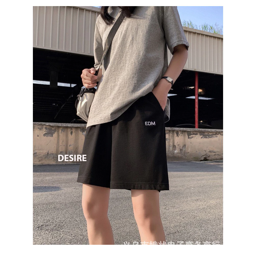 Desire Store, Quần đùi quần short unisex EDM chất thun dày mịn mát DESIRE QN-06 image 2 of 11