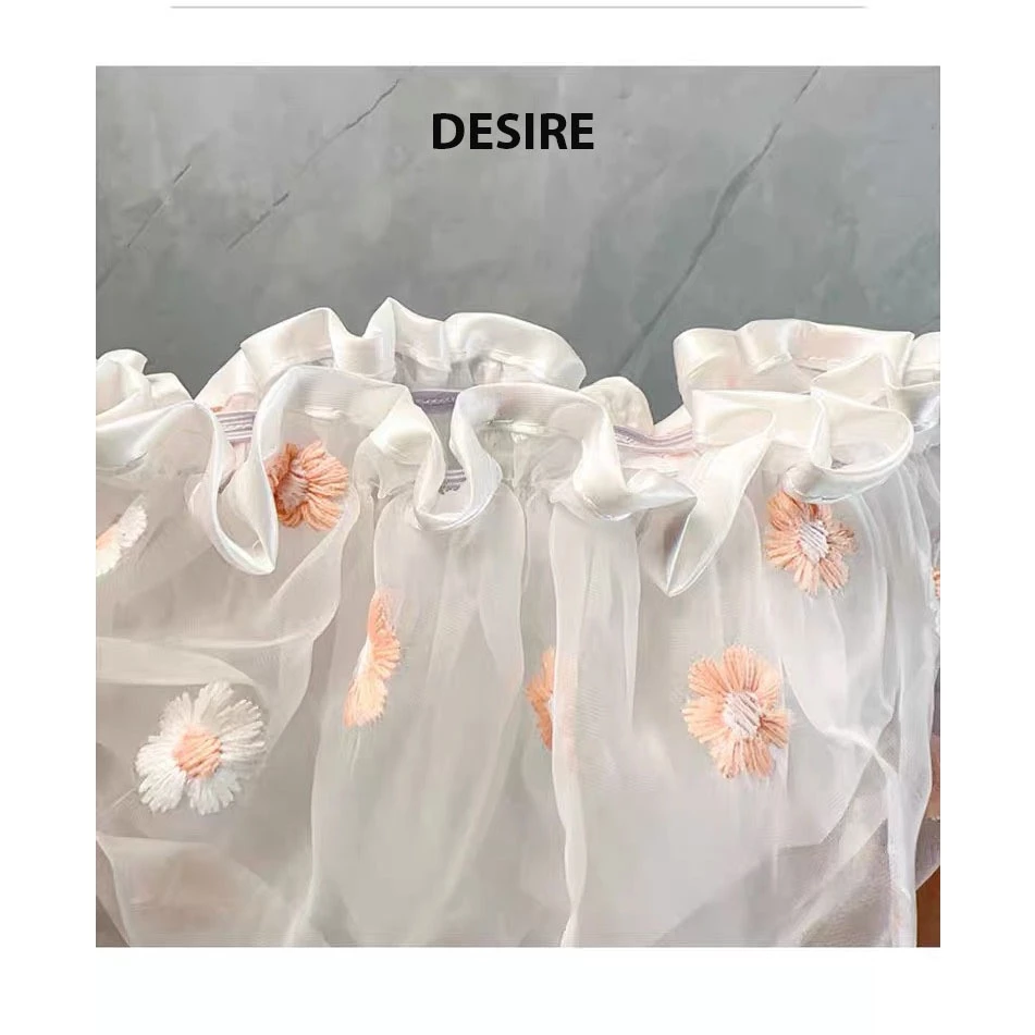 Desire Store, Mũ tắm, mũ ủ tóc 2 lớp lưới thêu hoa chống thấm nước tốt TT-001 image 4 of 12