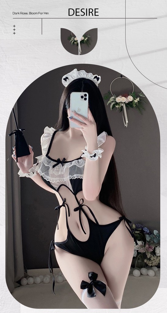 Desire Store, Váy ngủ cosplay cô hầu gái gợi cảm DESIRE VN-4286 image 5 of 10
