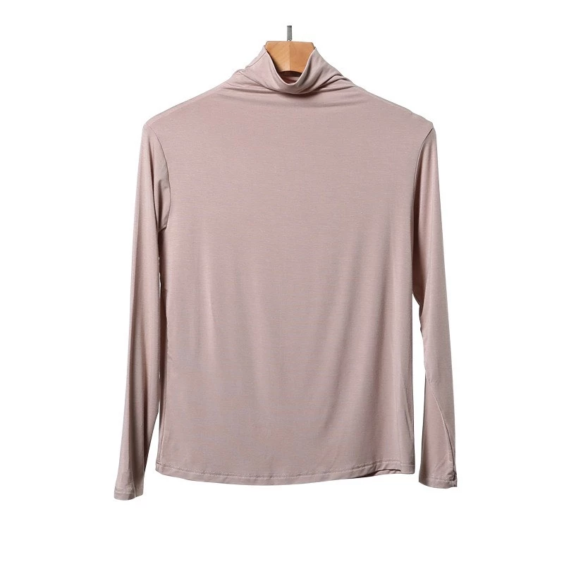 Desire Store, Áo thun dài tay cổ lọ chất thun cotton lạnh phong cách thu đông 2023 AN-02 image 5 of 17