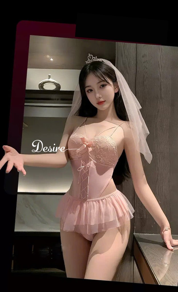 Desire Store, Bộ Bodysuit Cosplay Cô dâu phong cách gợi cảm sexy DESIRE VN-6606 image 6 of 14