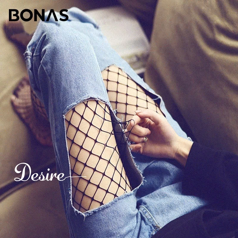 Desire Store, Tất lưới quần nữ thời trang chính hãng BONAS phong cách sang trọng DESIRE T-008 image 2 of 12