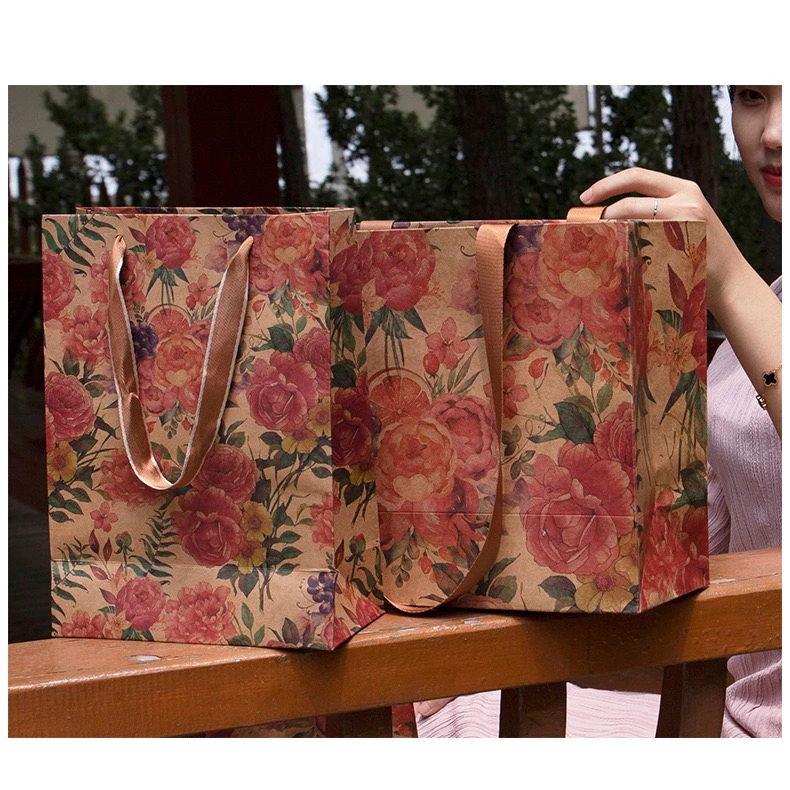 Desire Store, Túi Giấy Quà Tặng Phong cách cổ điển Vintage Cao Cấp sang Hộp quà đẹp TQ-003 image 6 of 10