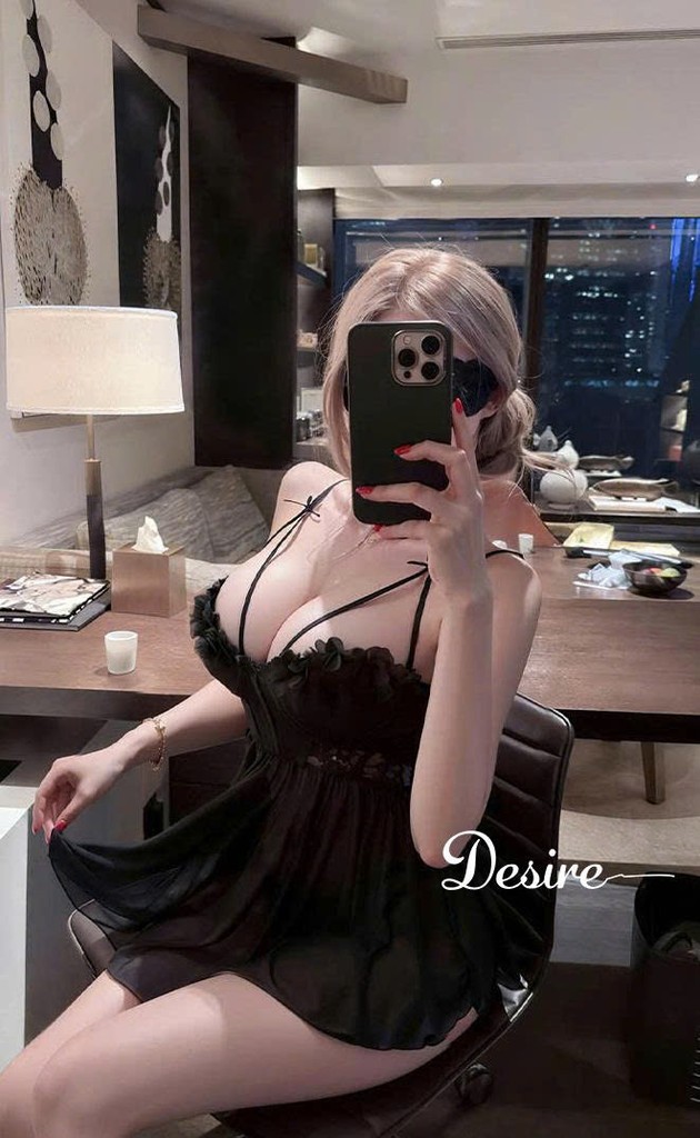 Desire Store, 9747 Váy ngủ ren xuyên thấu Bèo hoa có mút ngực Sexy Hàng cao cấp DESIRE image 8 of 12