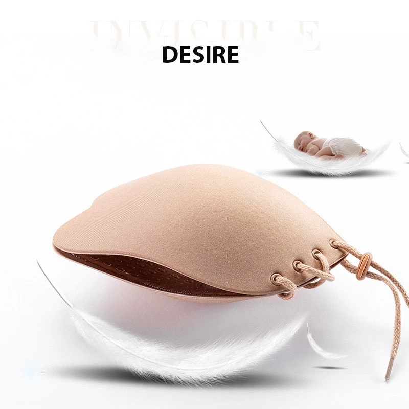 Desire Store, Miếng dán ngực cánh tiên silicon tự dính Áo dán ngực cánh tiên -chuyên dùng mặc áo hở lưng, hở ngực khoét cổ sâu MD-0014 image 4 of 9