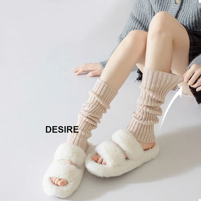 Desire Store, Tất ống chân len chính hãng BONAS chất dệt kim dày dặn giữ ấm chân mùa đông phong cách y2k Lolita Nhật Bản MW-1896 image 4 of 12