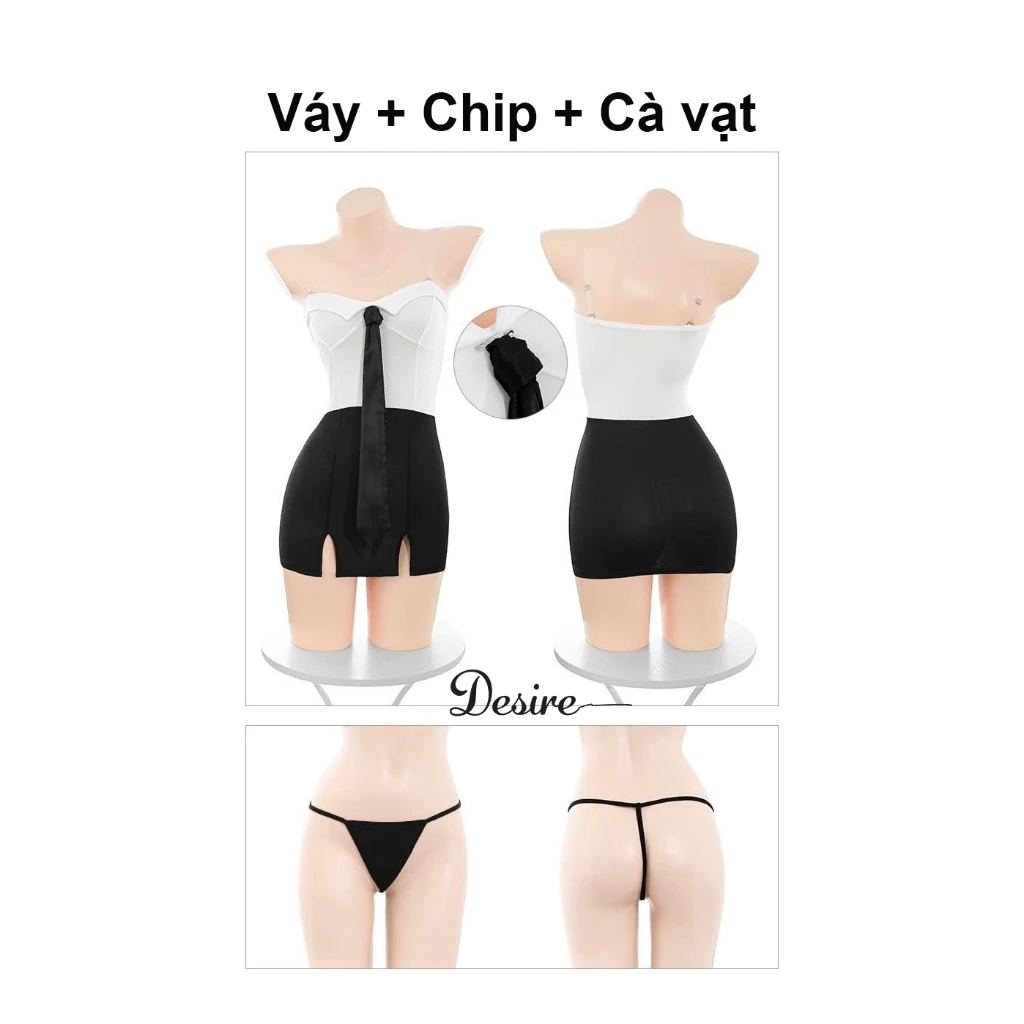 Desire Store, Bộ đồ ngủ Cosplay cô nàng thư ký cảnh sát gợi cảm DESIRE ZY104 image 7 of 13