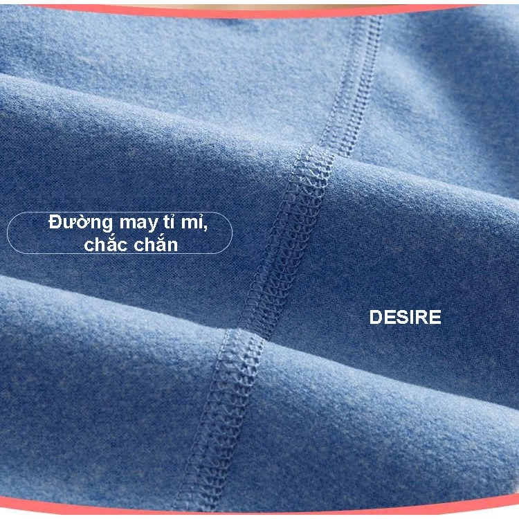 Desire Store, Đồ bộ giữ nhiệt trẻ em không đường viền chất liệu Nhung lót sợi nhiệt Derong siêu nhẹ mềm mại ấm áp DGN-004 image 3 of 12