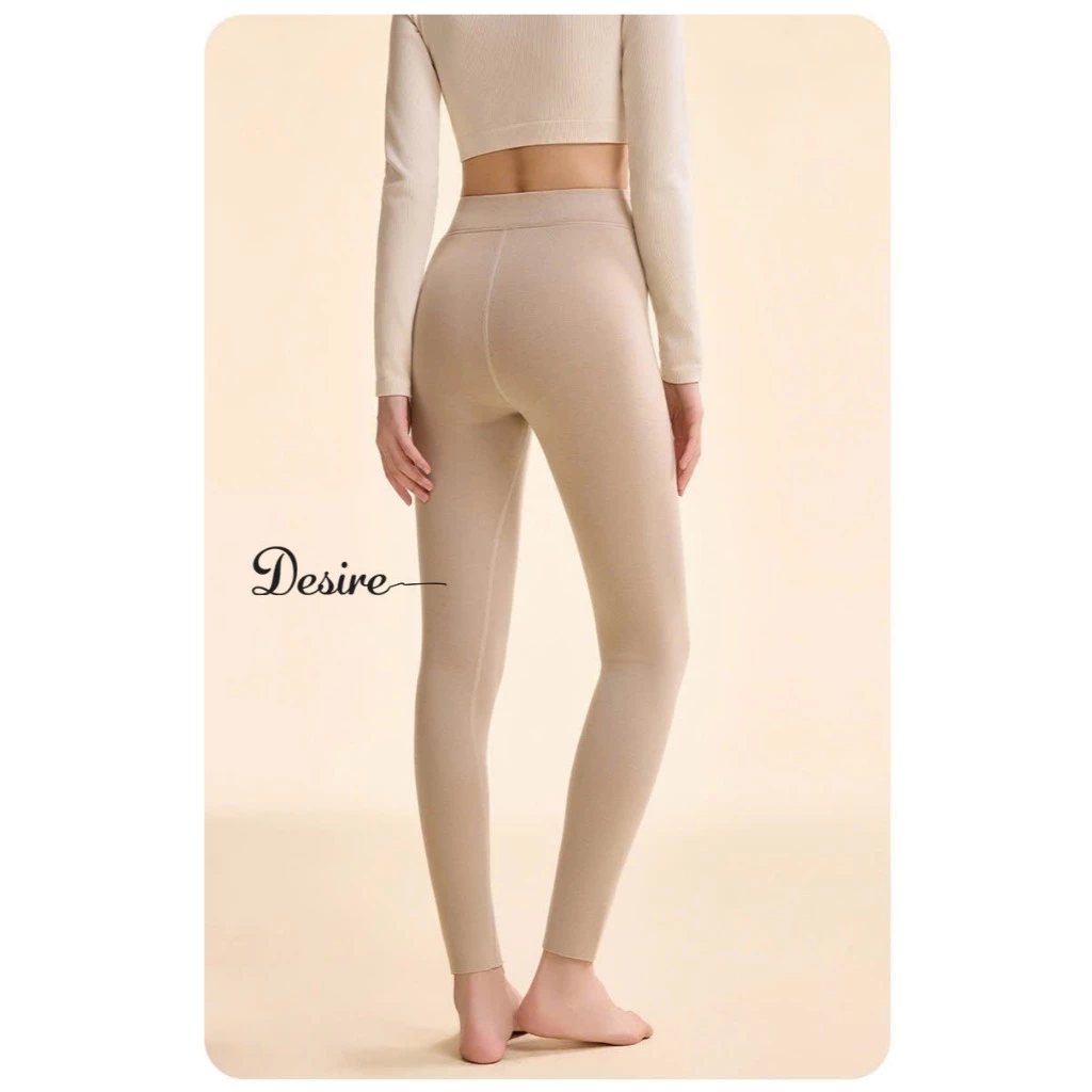 Desire Store, Quần Legging giữ nhiệt Nhung Lyocell ôm body không đường viền siêu nhẹ thích hợp cho mùa thu đông DESIRE GY-086 image 2 of 11