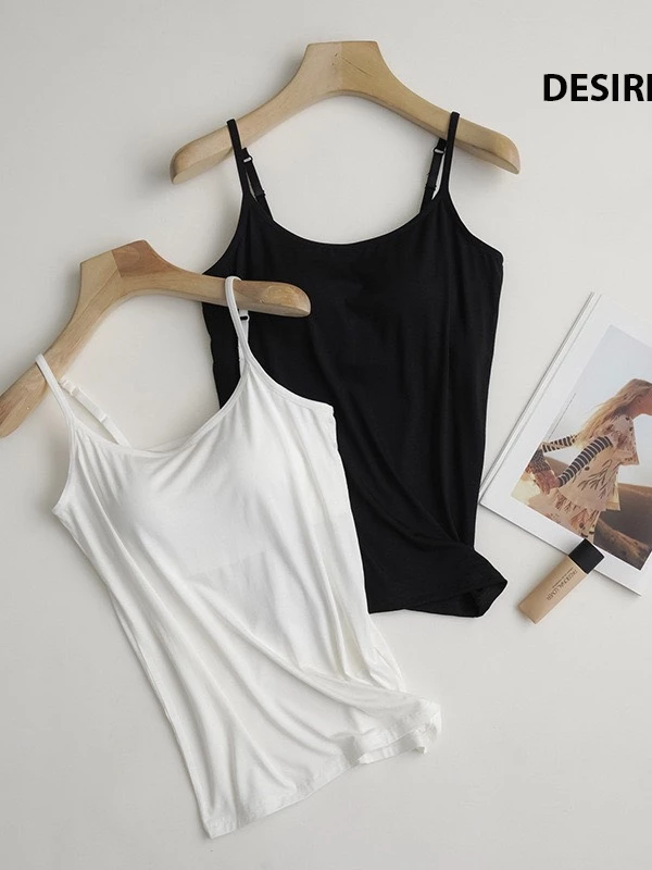 Desire Store, Áo lót hai dây thun Vicose hàng loại 1 cao cấp kèm mút ngực thông hơi A2010 image 17 of 27