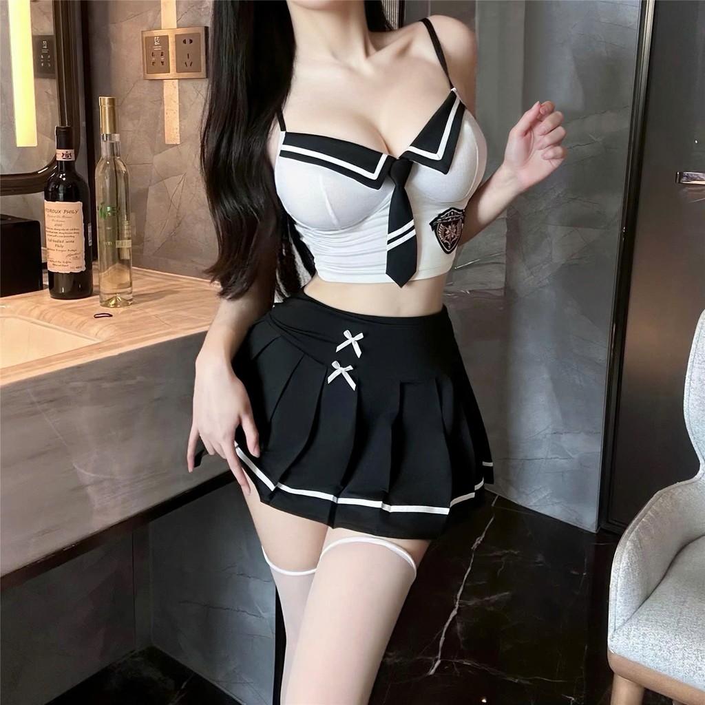 Desire Store, Váy ngủ cosplay CÔ NỮ SINH QUYẾN RŨ gợi cảm sexy DESIRE 1390 (Sexy "Seductive Schoolgirl" Cosplay Nightdress DESIRE 1390) image 11 of 15