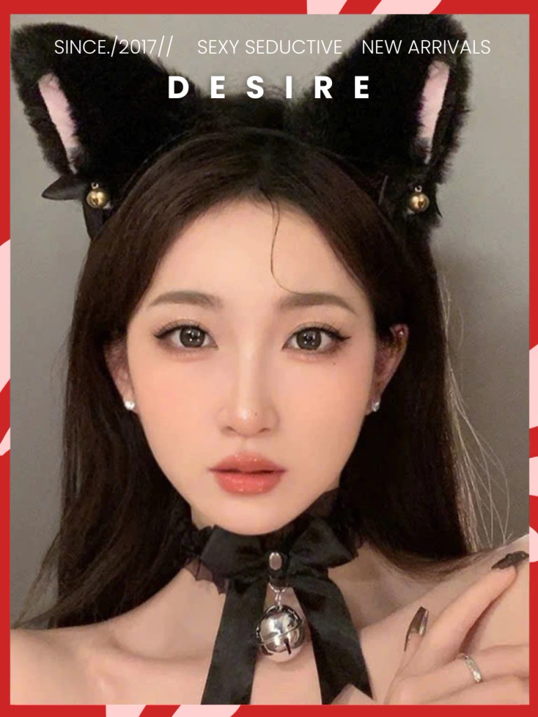 Desire Store, Bờm lông Mèo và Vòng cổ Chocker chất liệu ren Phụ kiện Cosplay Sexy DESIRE image 2 of 15