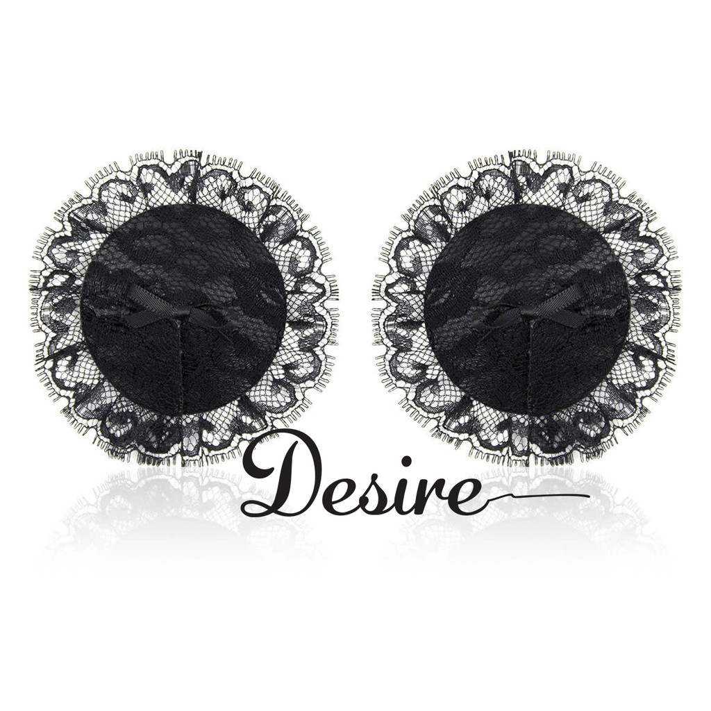 Desire Store, Miếng dán ti, dán nhũ hoa phối đồ Cosplay DESIRE DT-001 - 1 cặp màu đen image 5 of 5