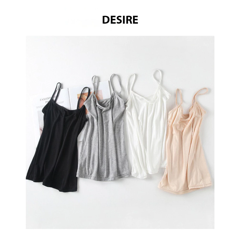 Desire Store, Áo lót hai dây thun Modal (Gỗ sồi) mềm mịn thấm mồ hôi ANN-0021 image 2 of 26