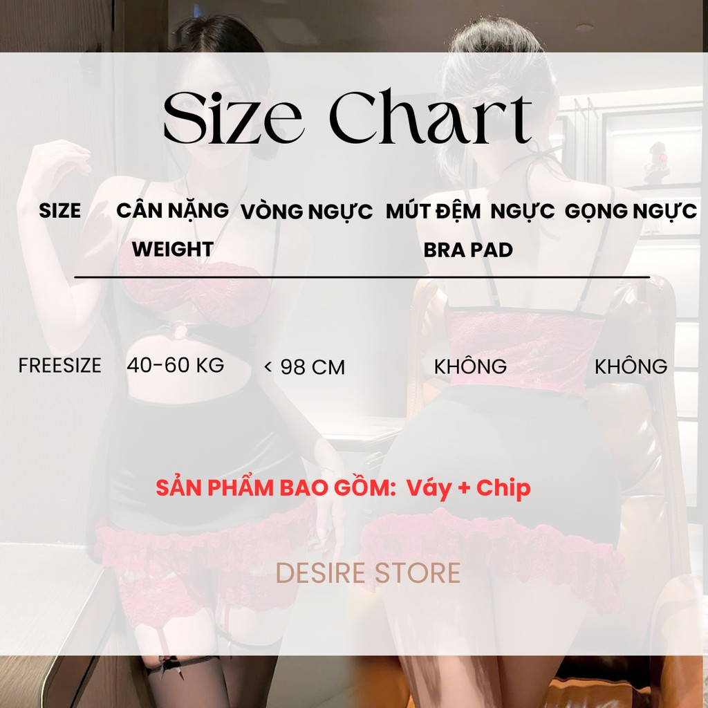 Desire Store, Váy ngủ ren sexy phong cách cô nàng dancer gợi cảm DESIRE ZY43 image 7 of 9