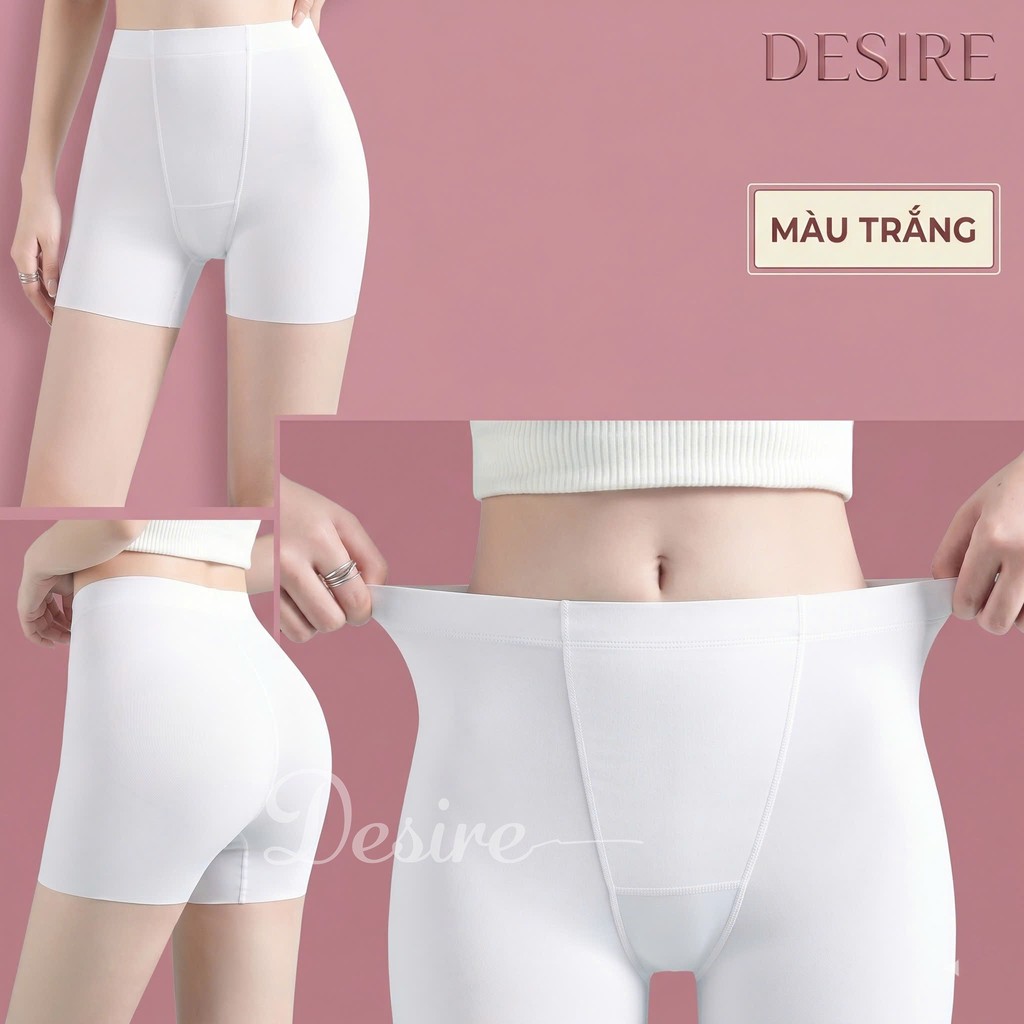 Desire Store, Quần đùi mặc váy chất su lụa lạnh không đường viền chính hãng MYC HOME QL-021 image 7 of 18