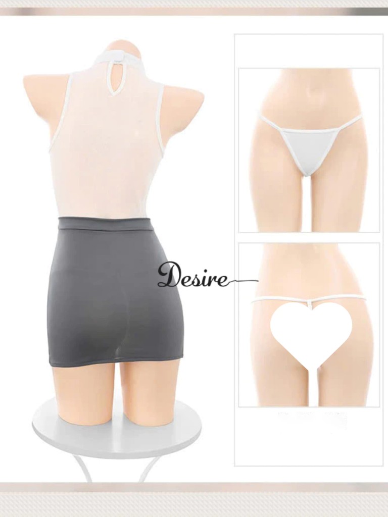 Desire Store, Bộ đồ ngủ hóa trang Cosplay Cô Thư Kí gợi cảm DESIRE VN-1142 image 8 of 10