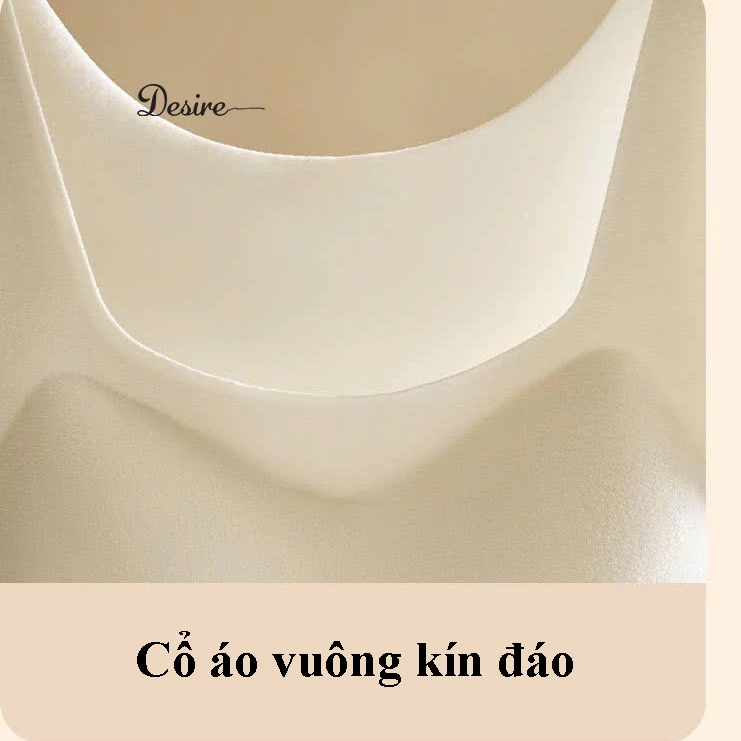 Desire Store, Áo ba lỗ giữ nhiệt có mút ngực Nhung Lyocell ôm body không đường viền siêu nhẹ DESIRE TS-801 image 4 of 11