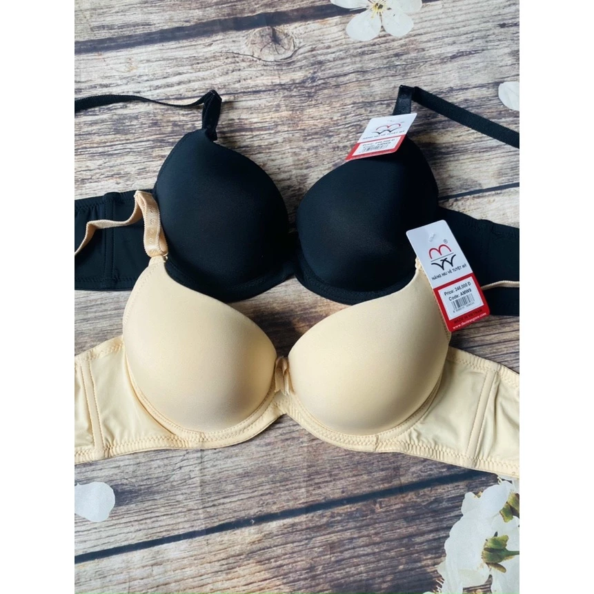 Desire Store, Áo ngực trơn mút dày nâng ngực tạo khe có gọng mặc áo dài, váy tiệc hãng MW hàng Việt ANM-0011 image 2 of 8