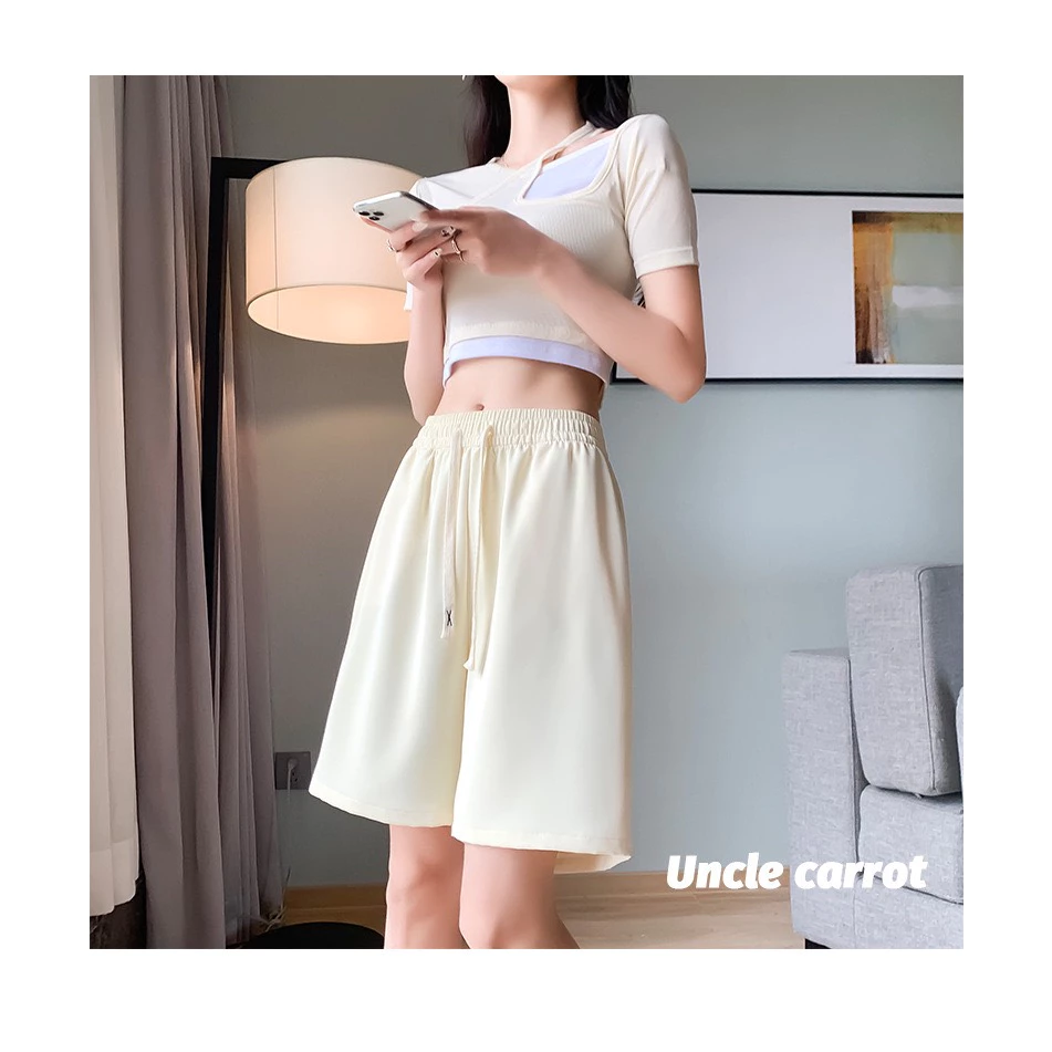 Desire Store, Quần Short nữ thun loại 1 dày dặn cột chun QN-003 - Vàng mỡ gà, L image 11 of 11