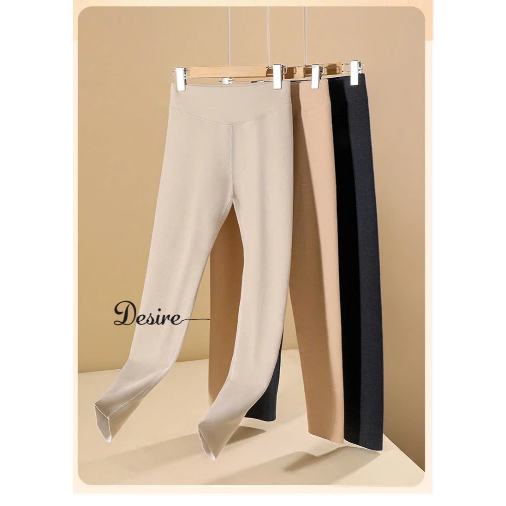 Desire Store, Quần Legging giữ nhiệt Nhung Lyocell ôm body không đường viền siêu nhẹ thích hợp cho mùa thu đông DESIRE GY-086 image 7 of 11