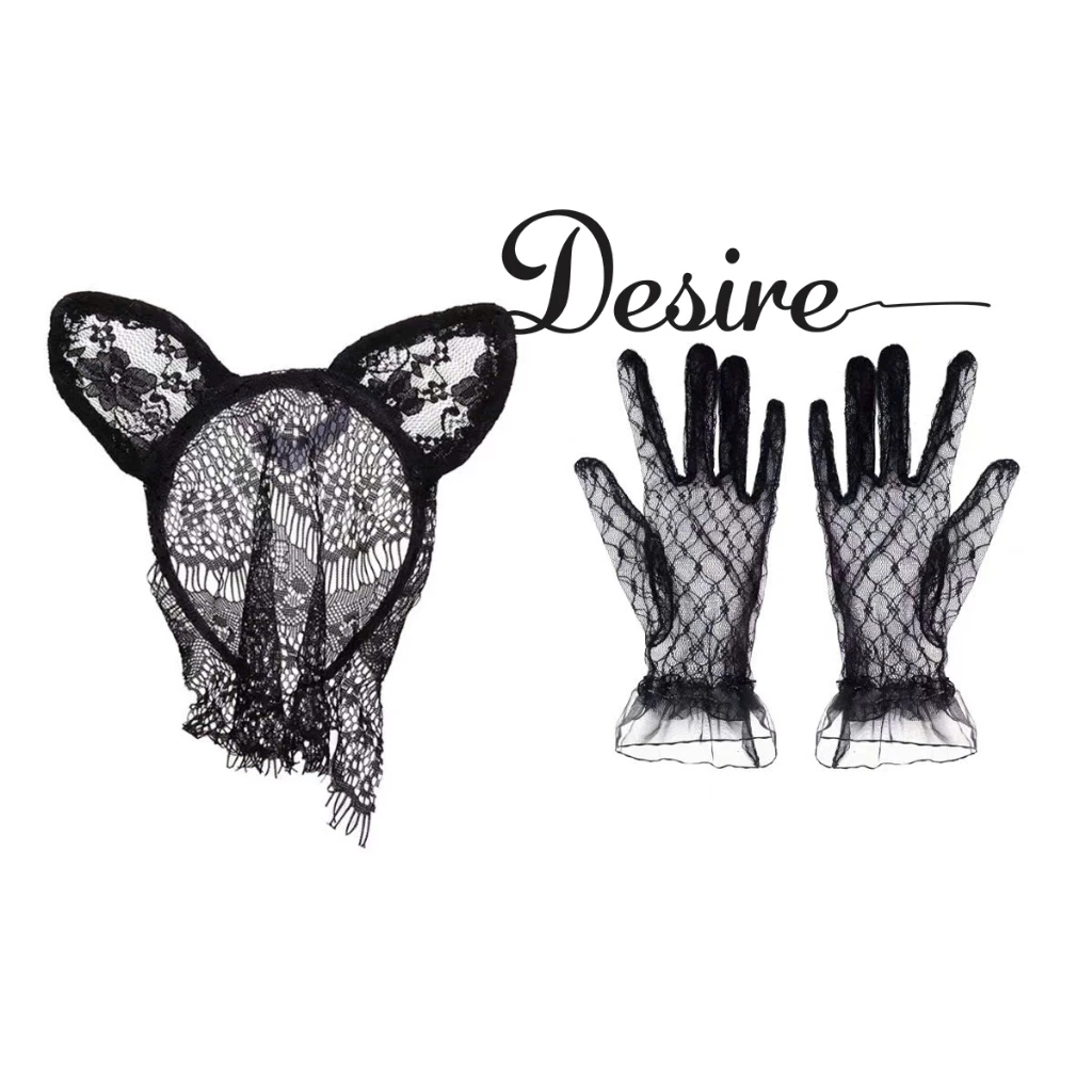 Desire Store, Combo Bờm tóc mèo phối mặt nạ YZ1016+Găng tay YZ1017 phụ kiện phòng the gợi cảm DESIRE - Combo Bờm+Găng tay image 6 of 8