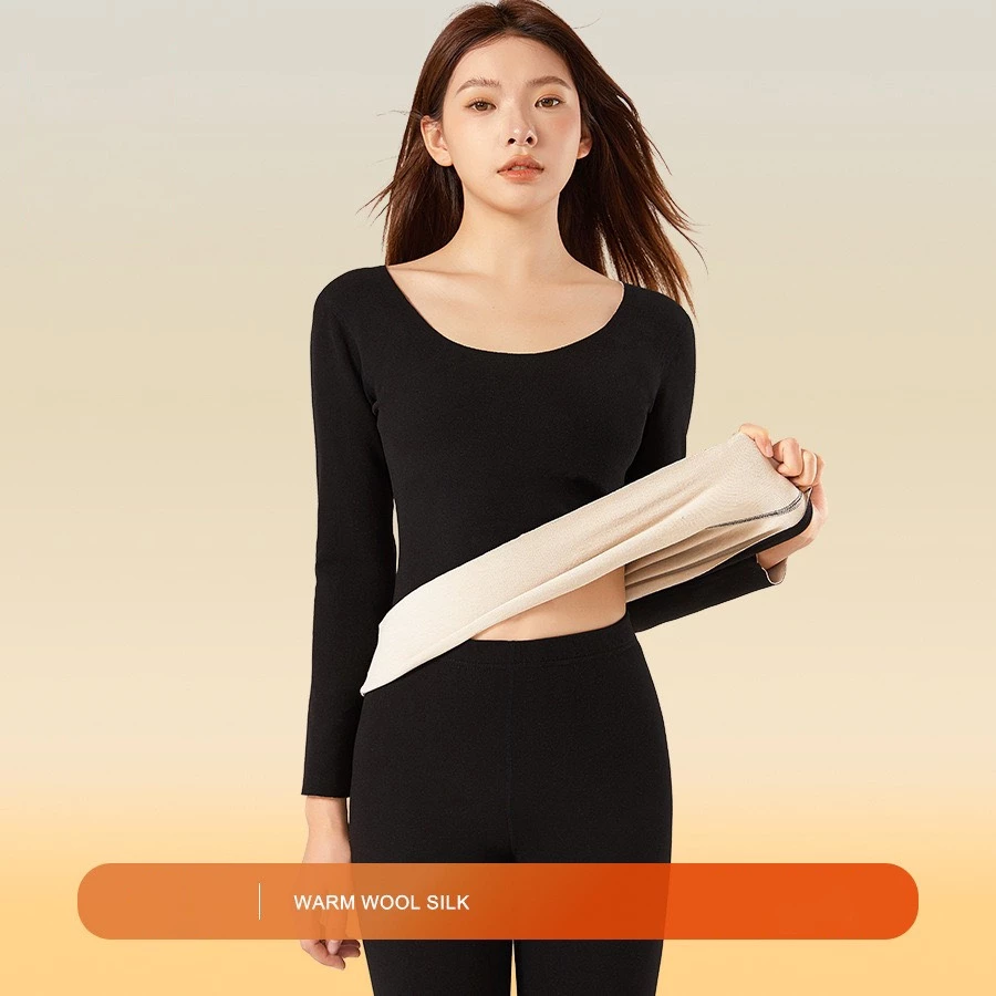 Desire Store, Đồ bộ giữ nhiệt mùa đông siêu nhẹ ấm áp không đường viền MYC HOME chất Nhung lót Len cừu MYC-01 image 1 of 21