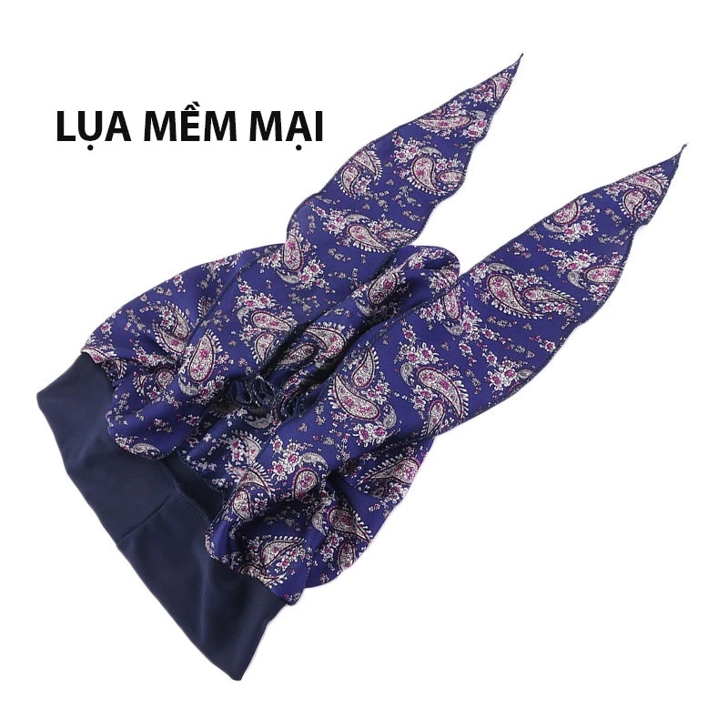 Desire Store, Mũ lụa băng đô trùm tóc bảo vệ khi ngủ tóc thời trang gọn gàng đội skin care tiện lợi, gãy rụng tóc mã MT-002 image 3 of 13