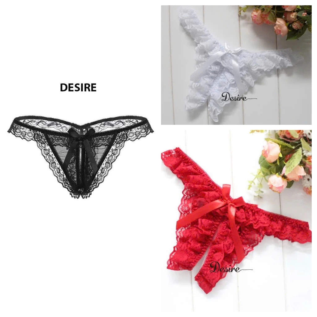 Desire Store, Quần lót lọt khe ren xẻ đáy màu đen cao cấp QLN-1136 - Ngẫu nhiên, 5 quàn image 11 of 11