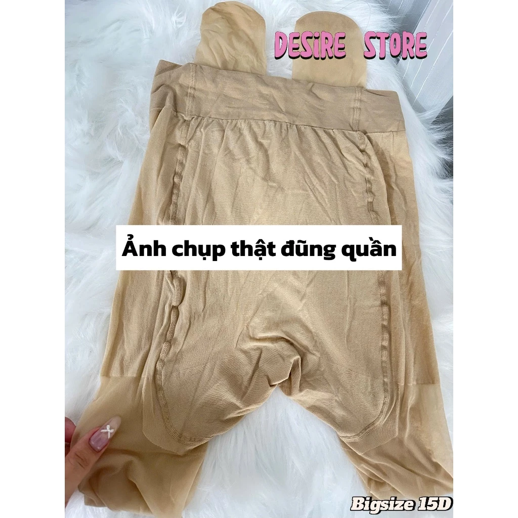 Desire Store, Tất quần 15D BIGSIZE màu đen và da thon gọn dáng che khuyết điểm chính hãng BONAS T-016 image 3 of 13